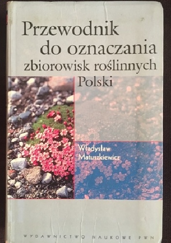 Okładka książki przewodnik do oznaczania zbiorowisk roślinnych polski